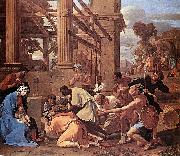 Nicolas Poussin Adoration of the Magi painting
